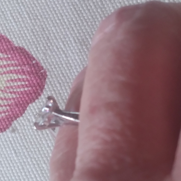 #2 GORGEOUS 925 S/S Square Triple A CZ Engagement Style Ring 😲 - Picture 12 of 15